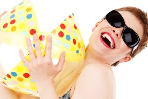 woman-with-beach-ball