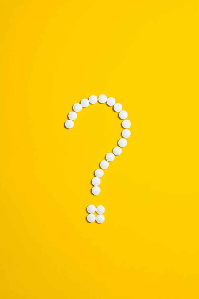 question mark on yellow background